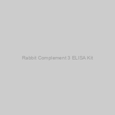 Image of Rabbit Complement 3 ELISA Kit